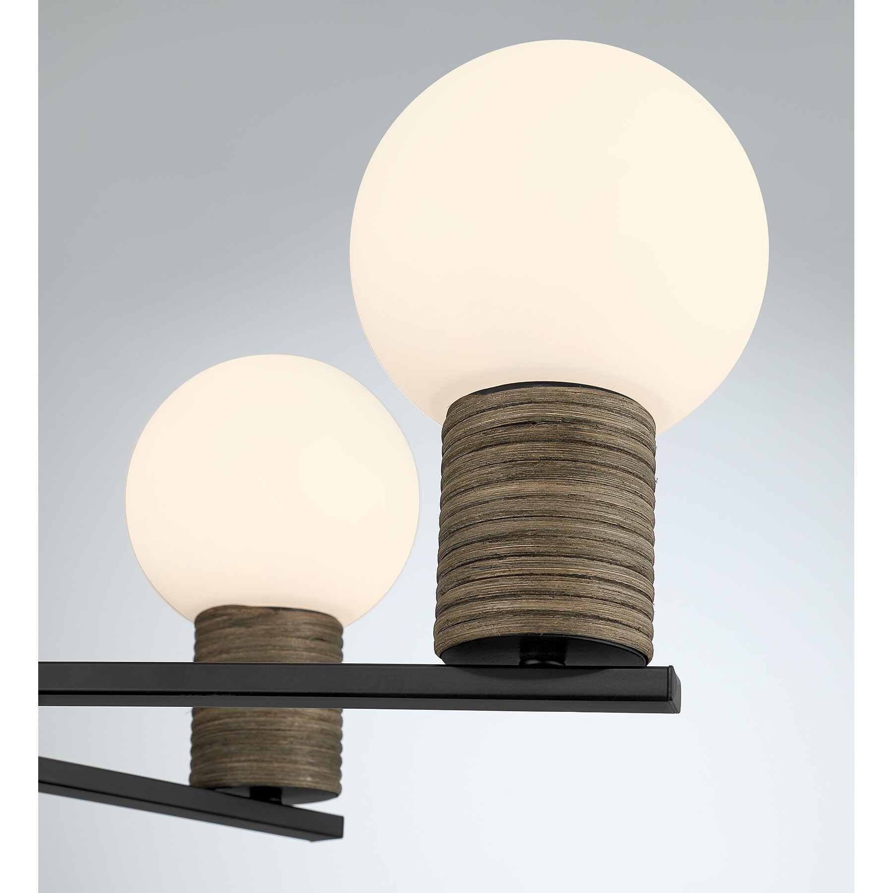 Jarrell 6 Light 30 inch Matte Black Chandelier Ceiling Light