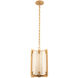 Orleans 4 Light 12 inch Distressed Gold Pendant Ceiling Light