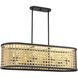 Pelham 8 Light 40 inch Castillo Linear Chandelier Ceiling Light