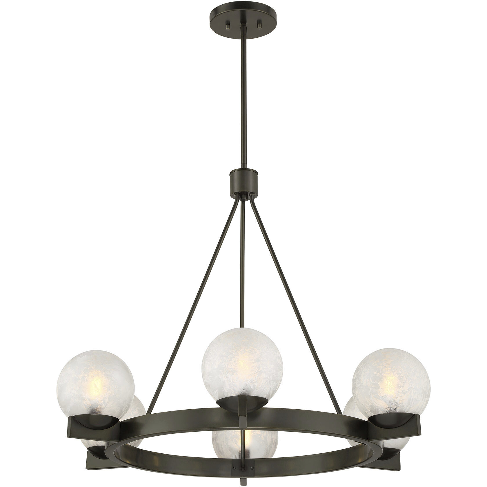 Darien 6 Light 32 inch Mediterranean Bronze Chandelier Ceiling Light
