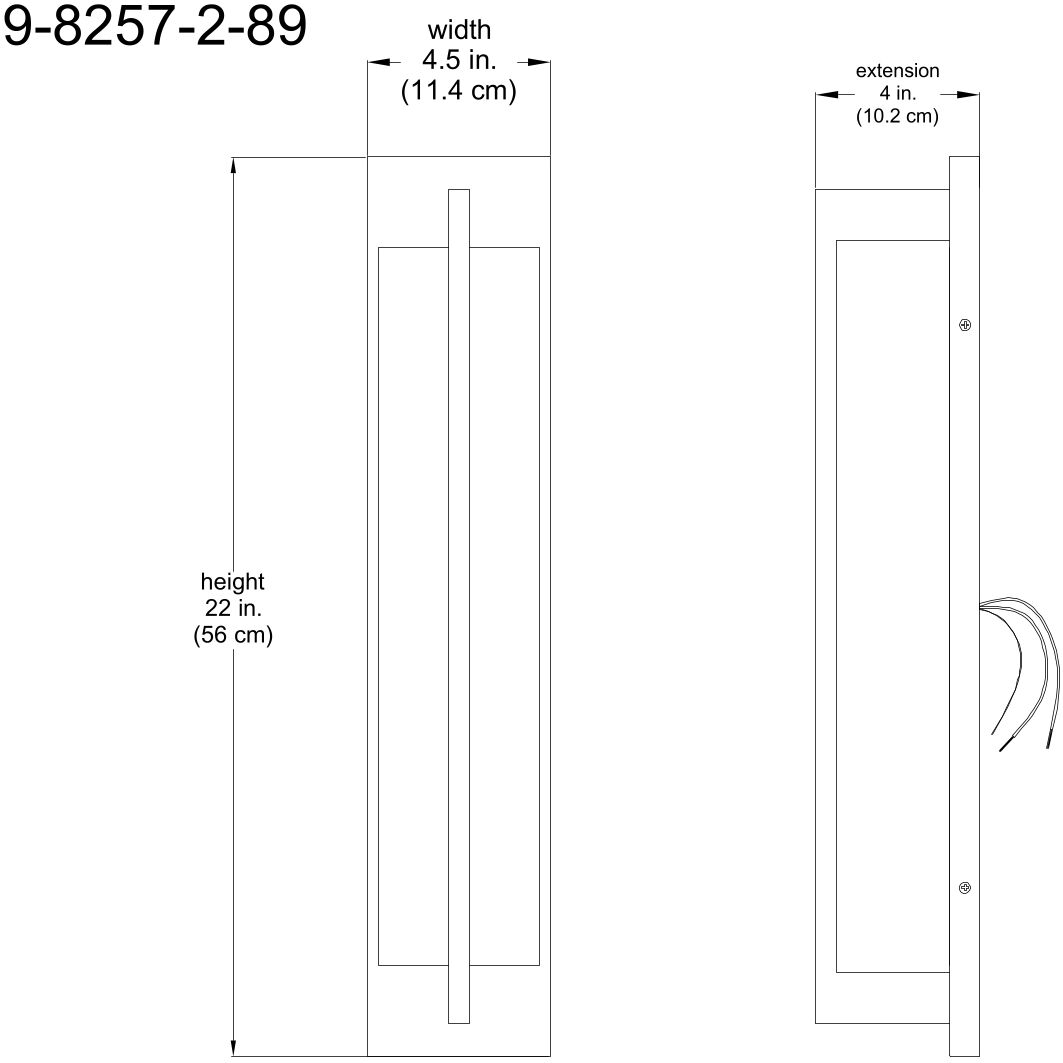 Carver 2 Light 4.5 inch Warm Brass ADA Wall Sconce Wall Light