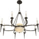 Sanger 10 Light 37 inch Mediterranean Bronze Chandelier Ceiling Light