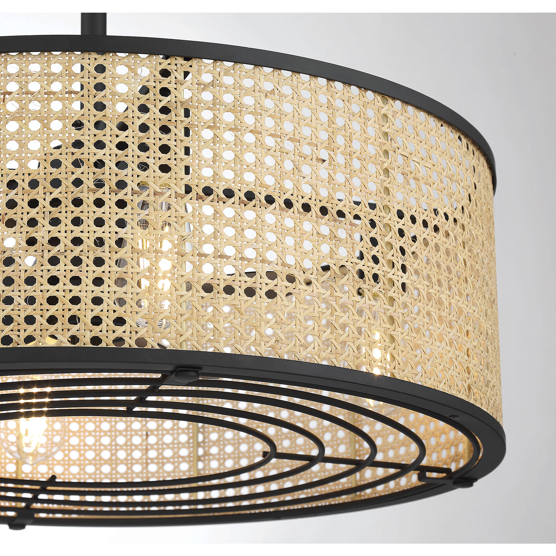 Astoria 14 inch Matte Black with Black Blades Fan D'Lier