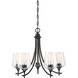 Octave 5 Light 23 inch English Bronze Chandelier Ceiling Light, Essentials