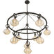 Sheriden 10 Light 40 inch Mediterranean Bronze Chandelier Ceiling Light