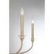 Coventry 6 Light 40 inch Noble Brass Chandelier Ceiling Light, Essentials