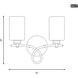 Woodbury 2 Light 14 inch Warm Brass Bathroom Vanity Light Wall Light