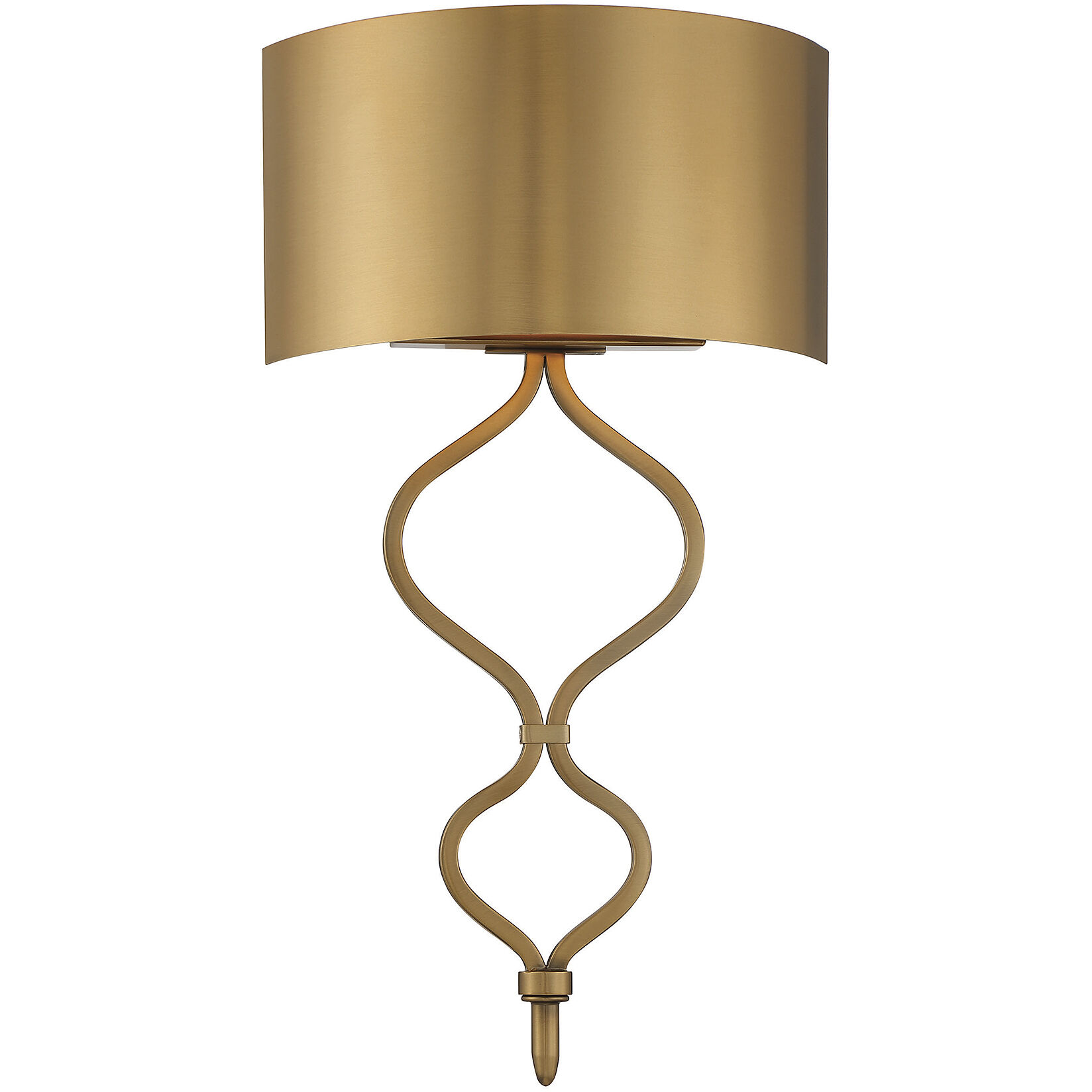 Como LED 11 inch Warm Brass ADA Wall Sconce Wall Light, Essentials