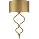 Como LED 11 inch Warm Brass ADA Wall Sconce Wall Light, Essentials