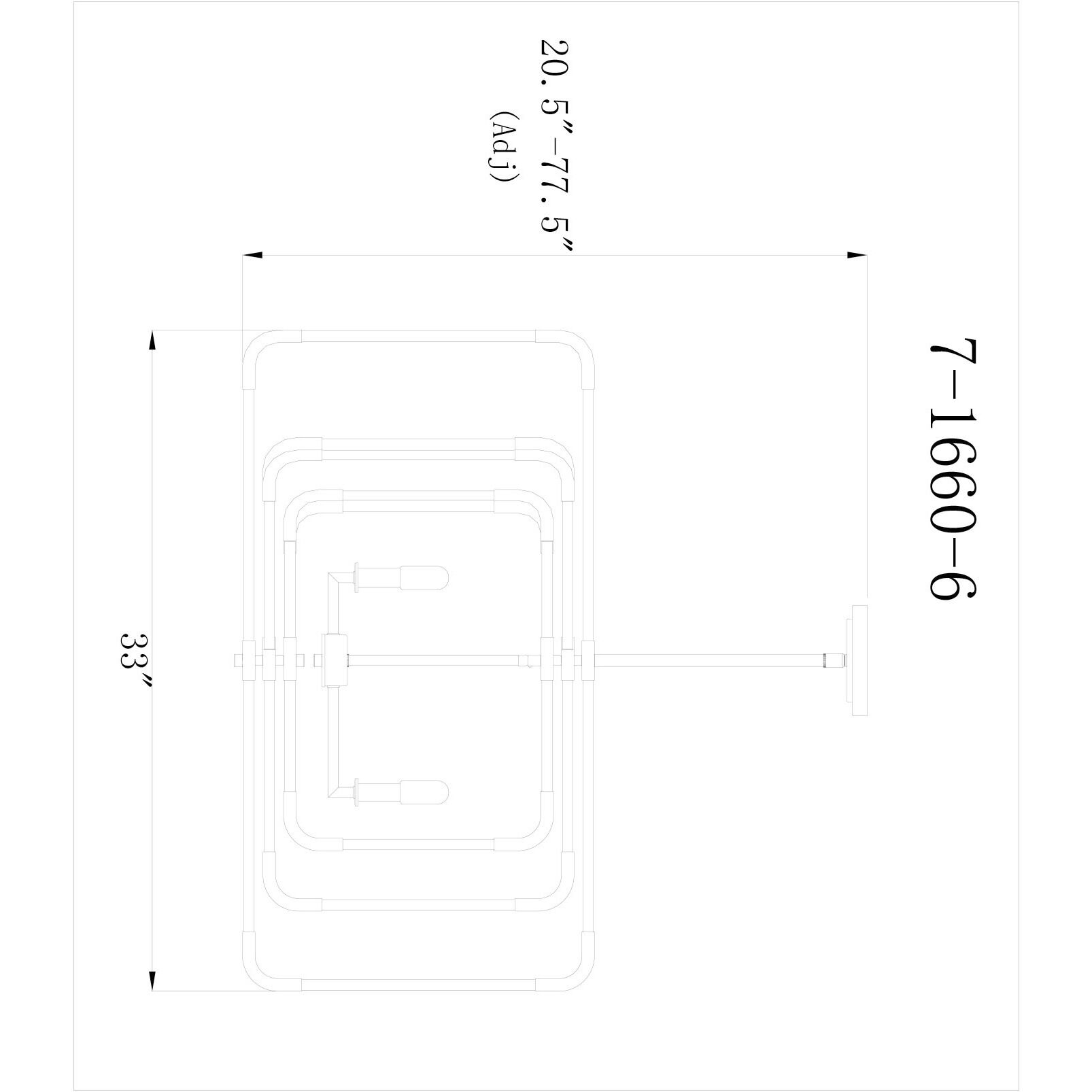 Rotterdam 6 Light 24.75 inch Warm Brass Pendant Ceiling Light, Essentials