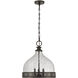 Stern 3 Light 16 inch Mediterranean Bronze Pendant Ceiling Light