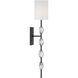 Sebring 1 Light 6 inch Matte Black Wall Sconce Wall Light