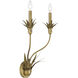 Strathmore 2 Light 15 inch Antique Patina Sconce Wall Light