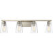 Brannon 4 Light 33.5 inch Noble Brass Vanity Light Wall Light