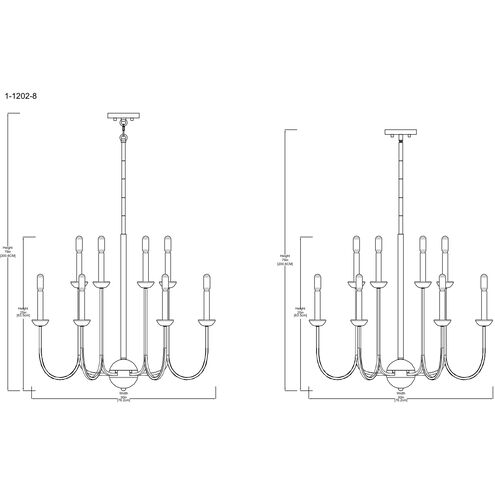 Oakhurst 12 Light 30 inch Antique Gold Chandelier Ceiling Light