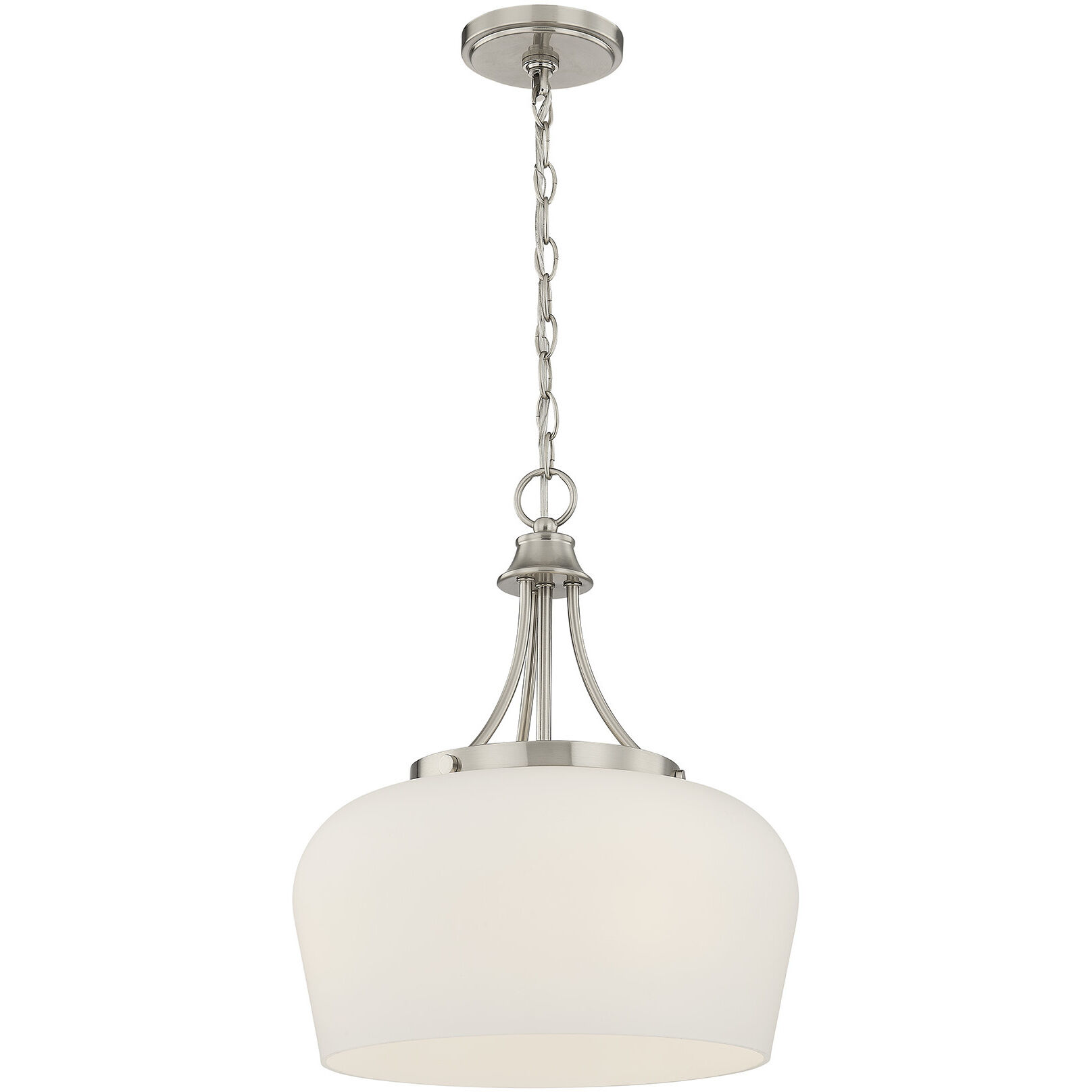 Octave 3 Light 15 inch Satin Nickel Pendant Ceiling Light, Essentials