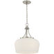 Octave 3 Light 15 inch Satin Nickel Pendant Ceiling Light, Essentials
