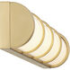 Harper LED 26 inch Warm Brass Bathroom Vanity Light Wall Light