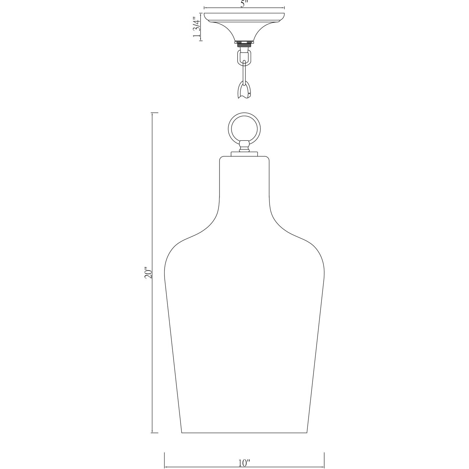 Franklin 1 Light 10 inch English Bronze Pendant Ceiling Light, Essentials