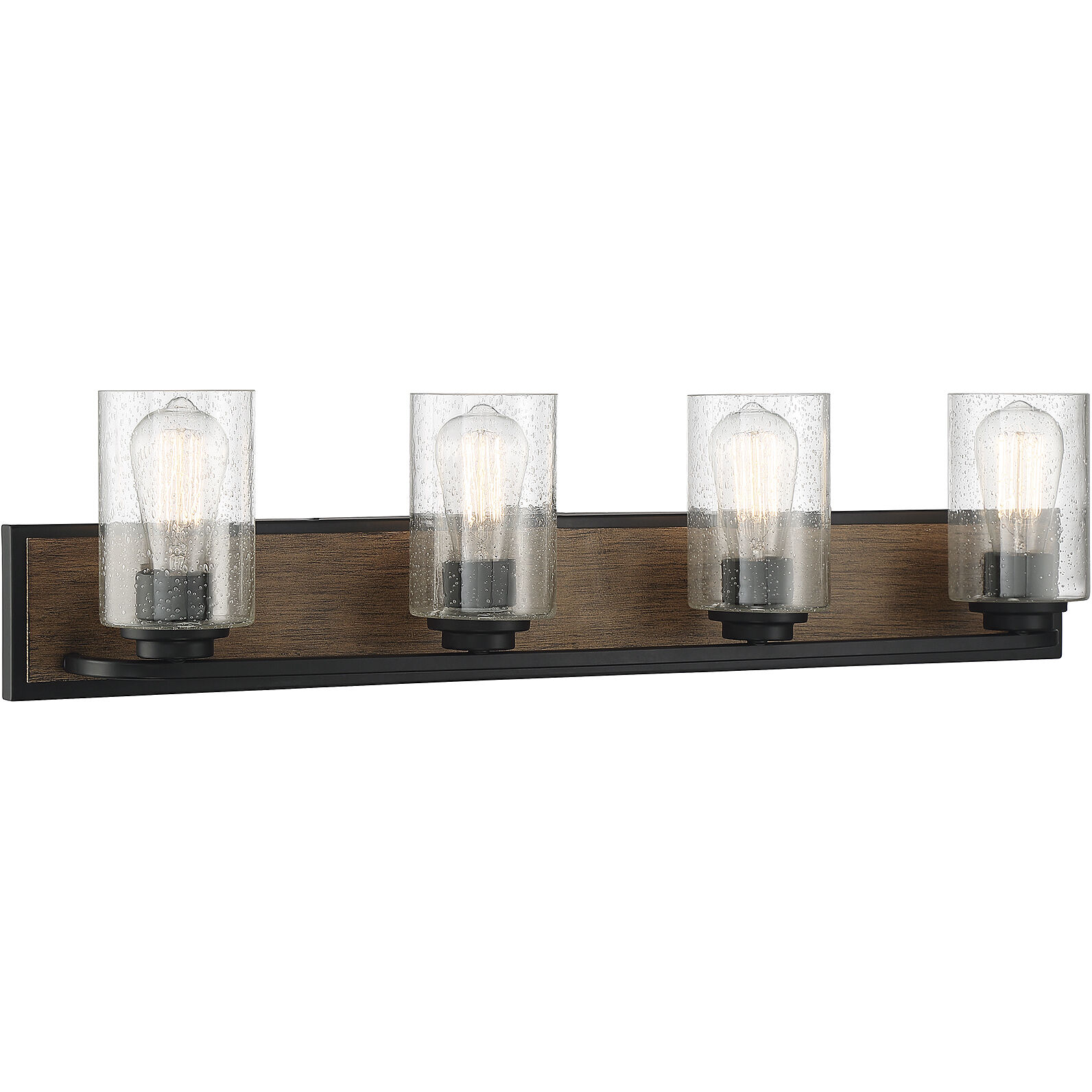 Sheppard 4 Light 32.75 inch Lodge Bathroom Vanity Light Wall Light