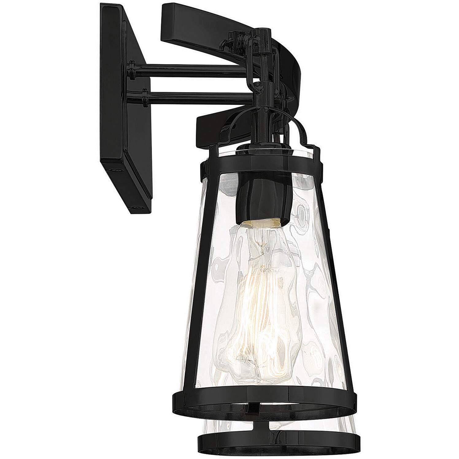 Albany 2 Light 16 inch Black Bathroom Vanity Light Wall Light