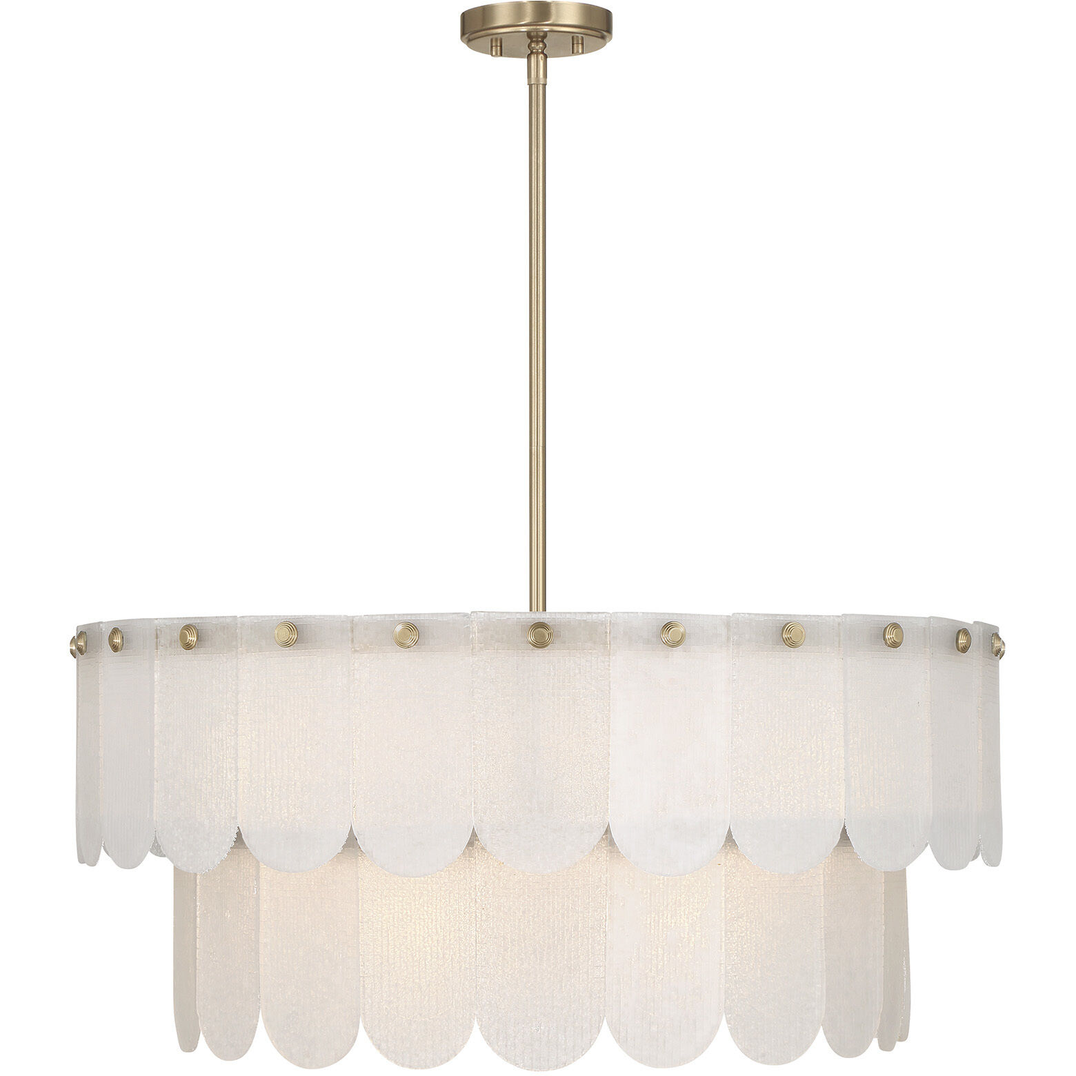 Ashton 10 Light 30 inch Noble Brass Pendant Ceiling Light, Essentials