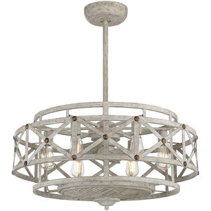 Colonade 14 inch Provence with Gold Accents Fan D'Lier