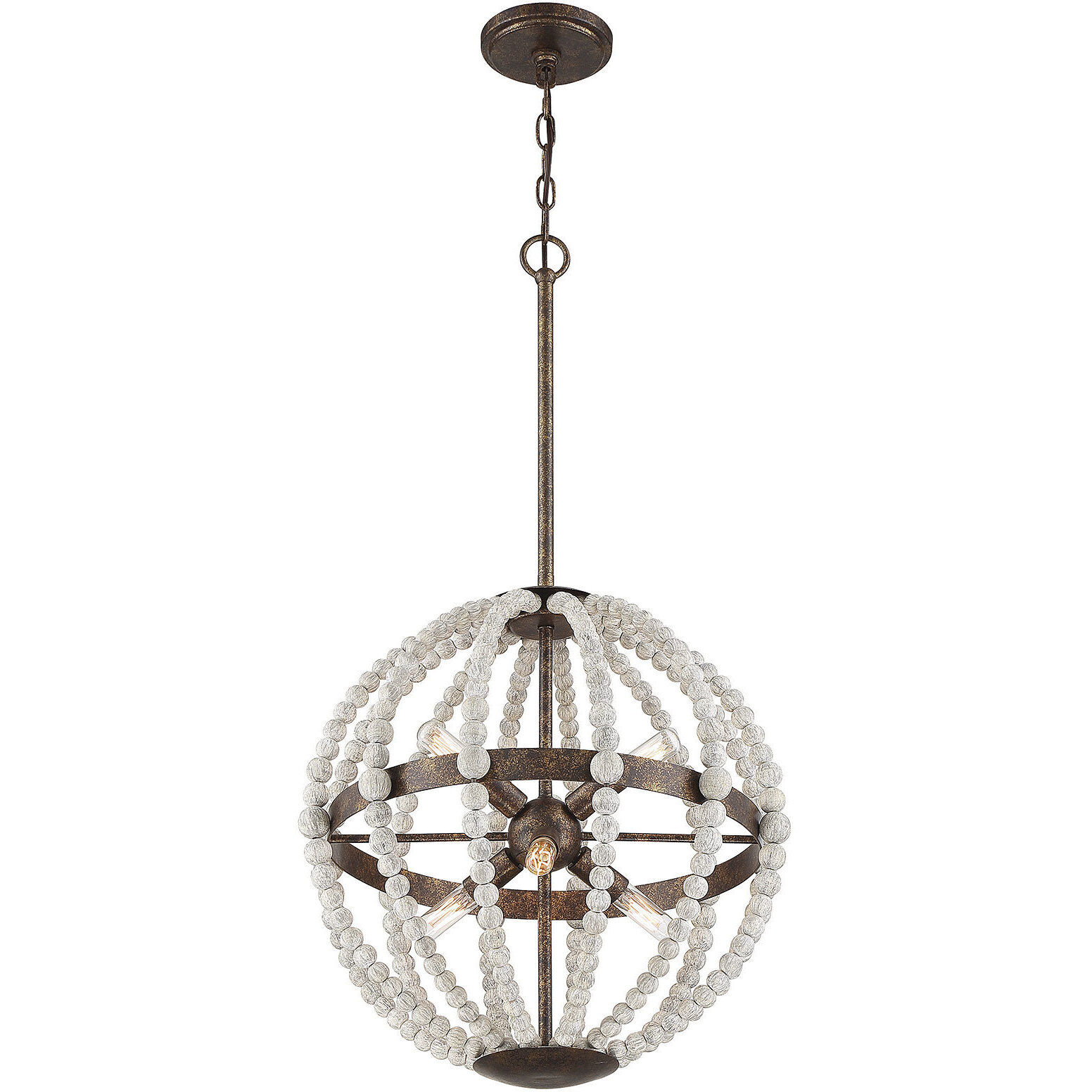 Desoto 6 Light 18 inch Avignon Pendant Ceiling Light