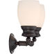 Elise 2 Light 12 inch English Bronze Bathroom Vanity Light Wall Light, Essentials