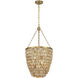 Catalan 4 Light 16 inch Warm Brass Pendant Ceiling Light