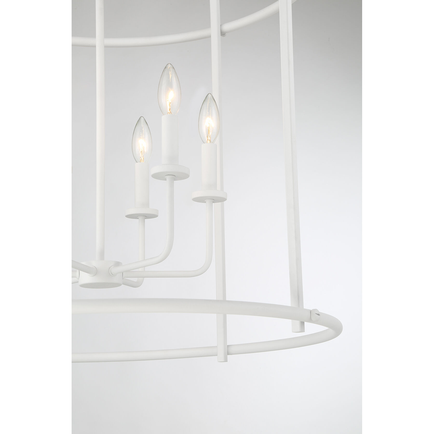 Brookstone 6 Light 26 inch Bisque White Pendant Ceiling Light