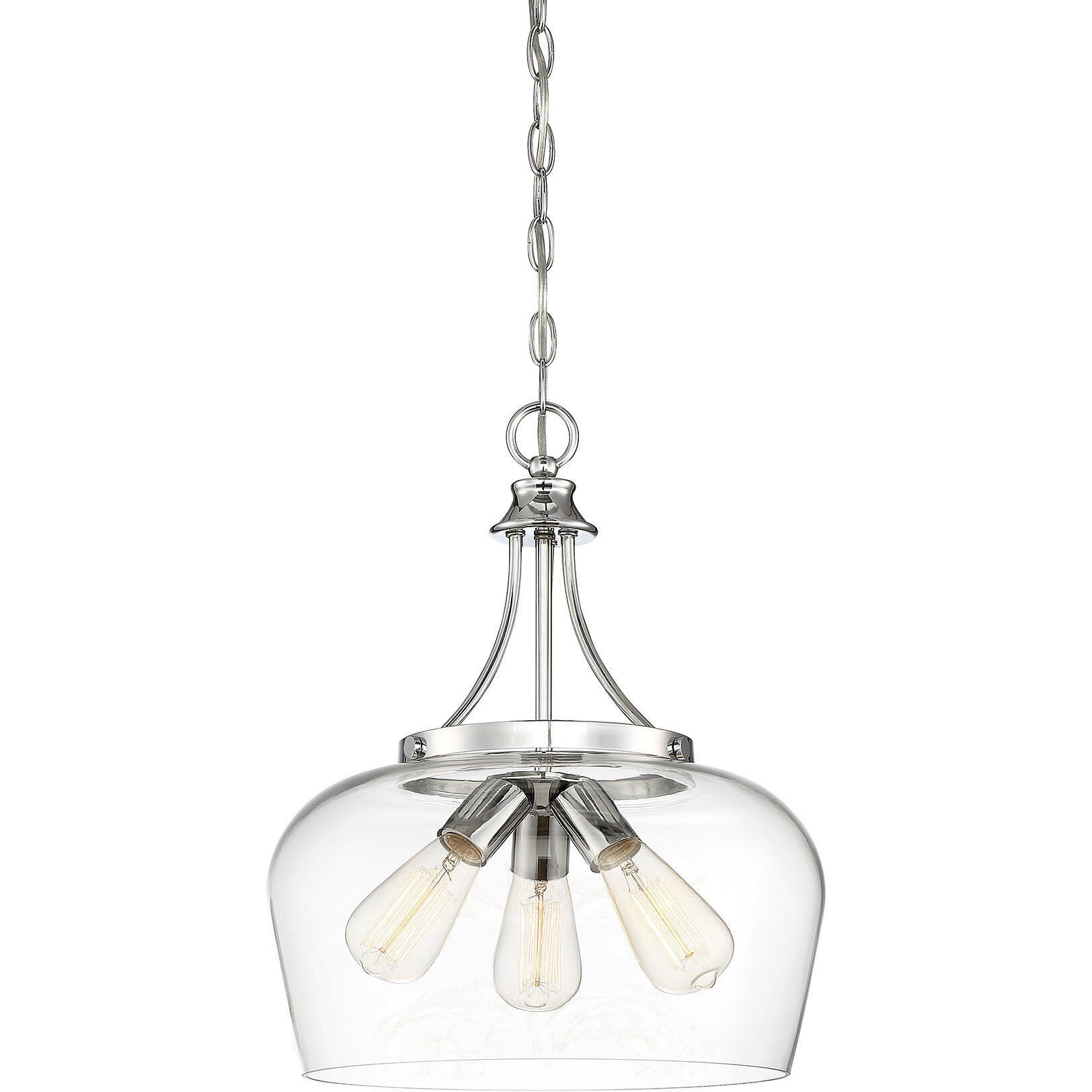 Brushed chrome ceiling pendant discount