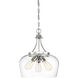 Octave 3 Light 15 inch Polished Chrome Pendant Ceiling Light, Essentials