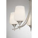 Octave 5 Light Satin Nickel Chandelier Ceiling Light, Essentials