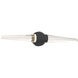 Beaumont LED 28 inch Black Lustre Bathroom Vanity Light Wall Light