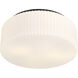 Edgemont 4 Light 20 inch Matte Black Flush Mount Ceiling Light