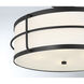 Chauncey 4 Light 22 inch Matte Black Semi-Flush Ceiling Light
