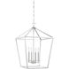 Townsend 4 Light 17 inch Polished Nickel Pendant Ceiling Light, Essentials