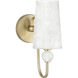 Sheldon 1 Light 5.13 inch Noble Brass Sconce Wall Light