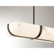 Chalfont 4 Light 42 inch Matte Black Chandelier Ceiling Light