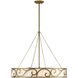 Halstead 8 Light 28.13 inch Antique Patina Chandelier Ceiling Light