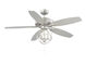 North LED Satin Nickel Fan Light Kit