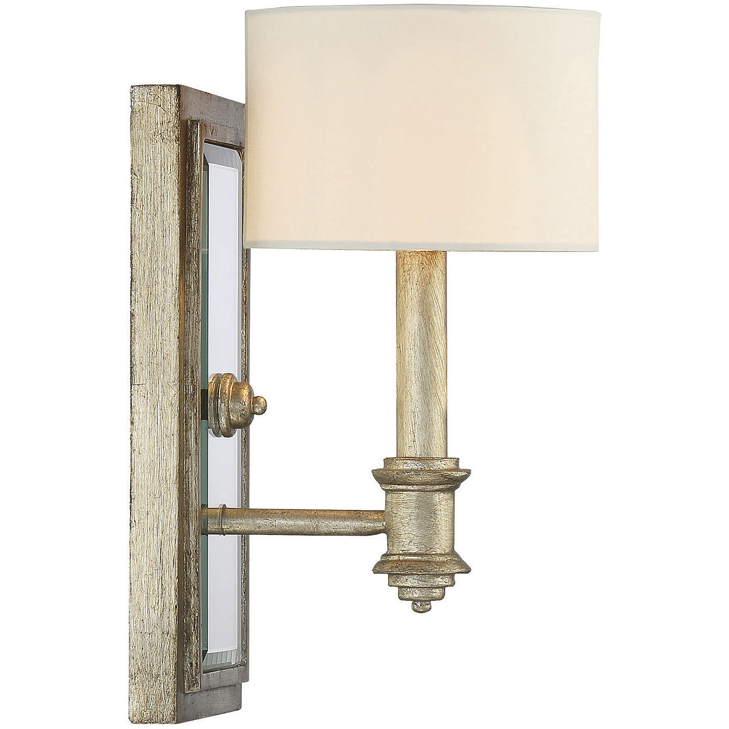 Caracas 1 Light 6 inch Argentum Wall Sconce Wall Light