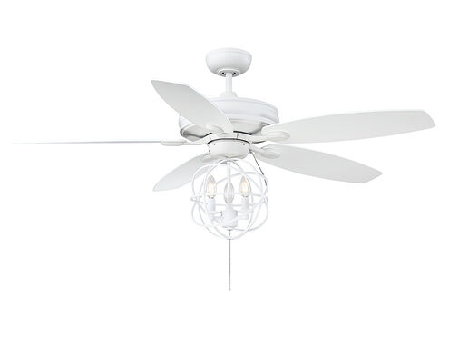 North LED White Fan Light kit