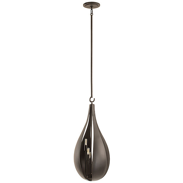 Bali 5 Light 12 inch Black Cashmere Pendant Ceiling Light