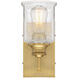 Hampton 1 Light 4.75 inch Warm Brass Vanity Light Wall Light