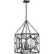 Balfour 4 Light 17 inch Matte Black Pendant Ceiling Light