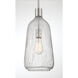 Adair 1 Light 8 inch Polished Nickel Pendant Ceiling Light, Lighting One