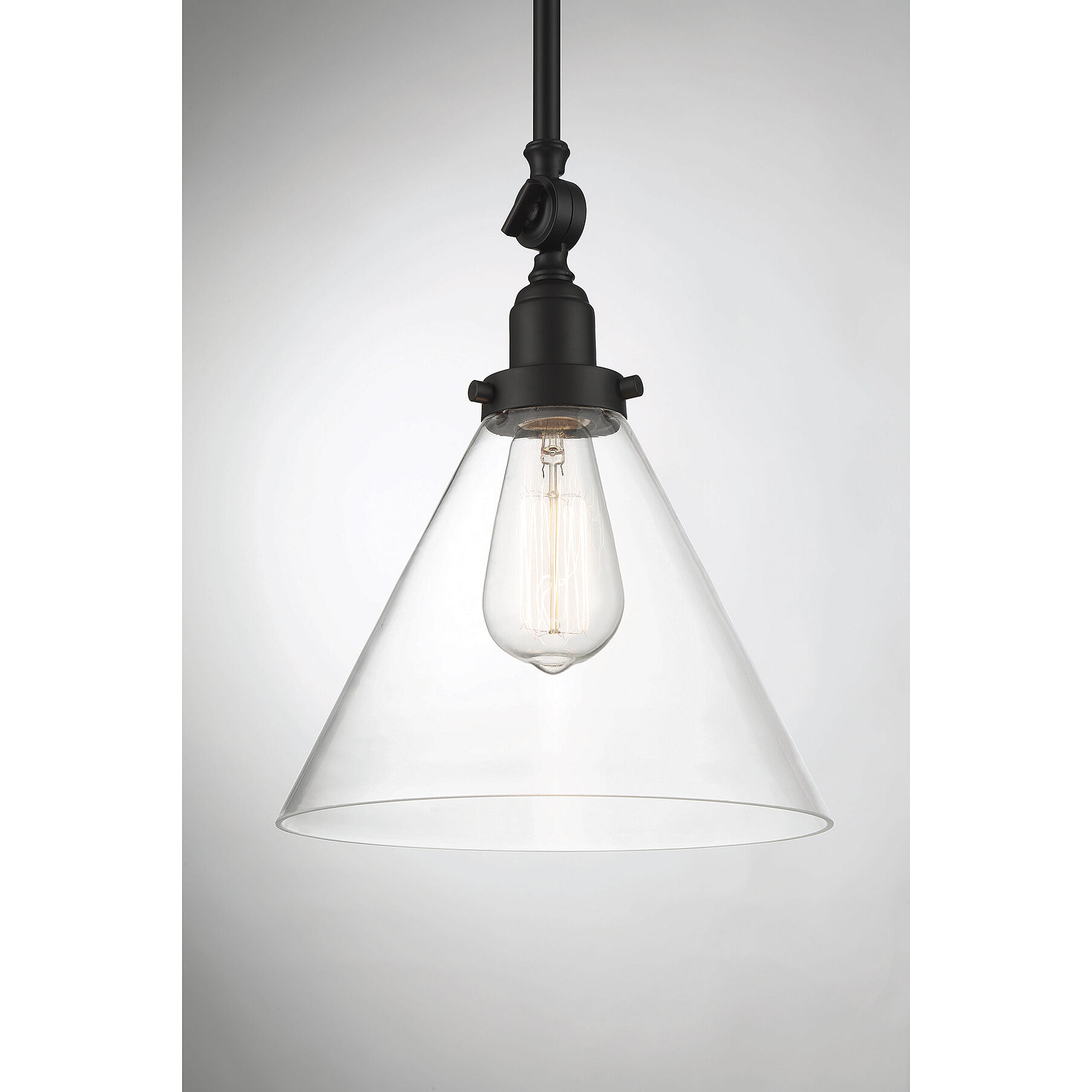 Savoy House 7-9132-1-89 Drake 1 Light 10 inch Matte Black Pendant