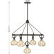 Sheriden 5 Light 30 inch Mediterranean Bronze Chandelier Ceiling Light